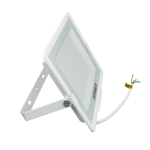 Weißer LED-Strahler mit Kabel