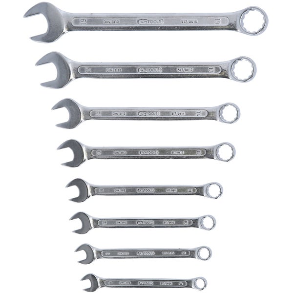 KS TOOLS Ringmaulschlüssel-Satz abgewinkelt 8tlg. 8-19 mm - 517.0048
