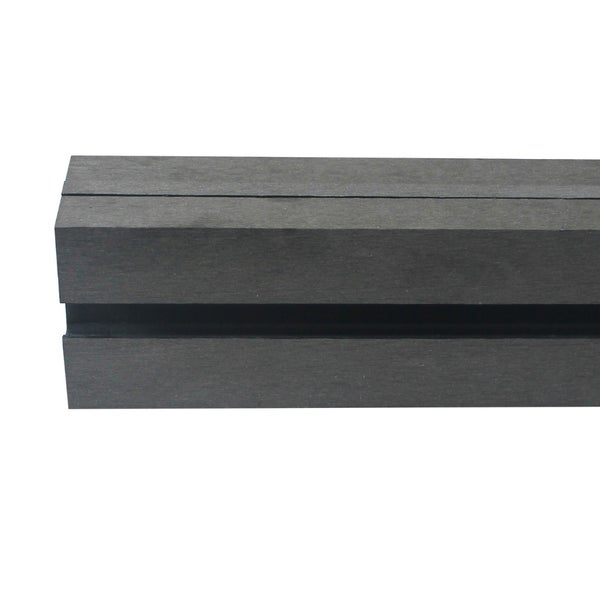 Home Deluxe - 3x Nutleiste CALLANUT - für WPC Sichtschutzzaun Callado - je 2 Stück, Maße: 92 x 3 x 2,2 cm I Blickschutz Windschutz Sonnenschutz