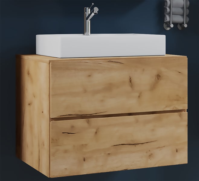 2-tlg. Waschplatz Waschtisch Lendas S Schublade