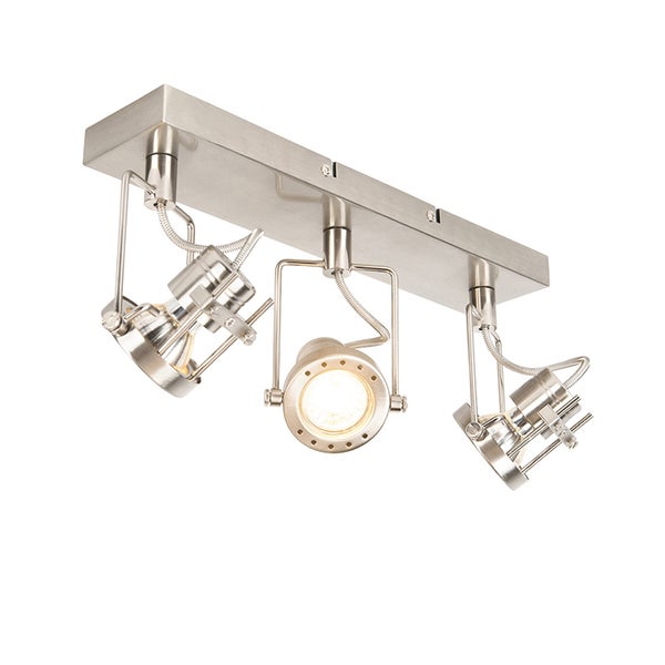 Deckenleuchte mit drei Strahlern aus Metall