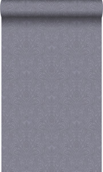 Origin Wallcoverings Tapete Ornamente Lila und Grau - 53 cm x 10,05 m - 346534