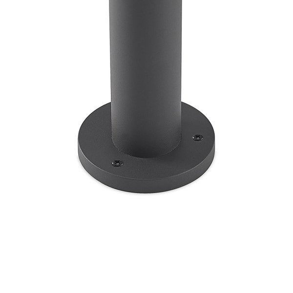 Lucande Außenleuchte Berenike (spritzwassergeschützt (Modern) in Alu aus Aluminium (1 flammig, GX53) - Wegeleuchte Pollerleuchte Wegelampe Sockelleuchte