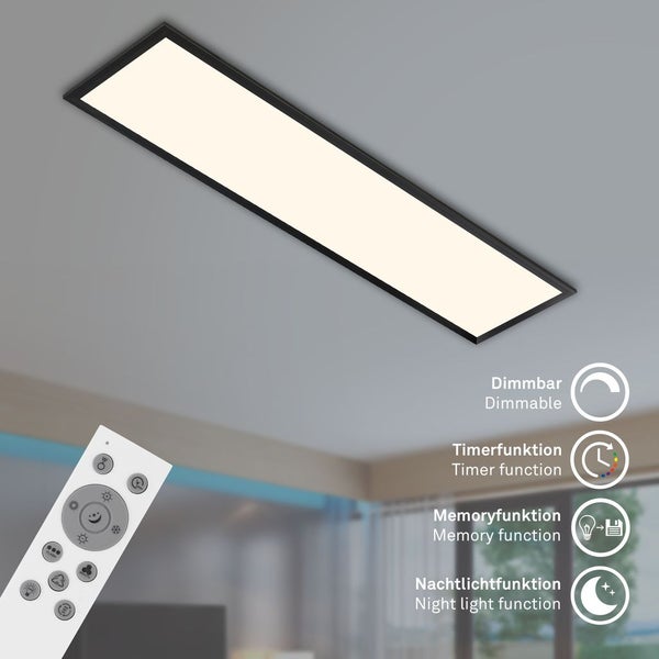 Deckenleuchte mit Dimmfunktion, Timerfunktion, Memoryfunktion und Nachtlichtfunktion sowie Fernbedienung