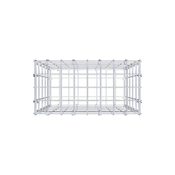 Gabione 50 cm x 40 cm x 20 cm (L x H x T), Maschenweite 5 cm x 10 cm, C-Ring