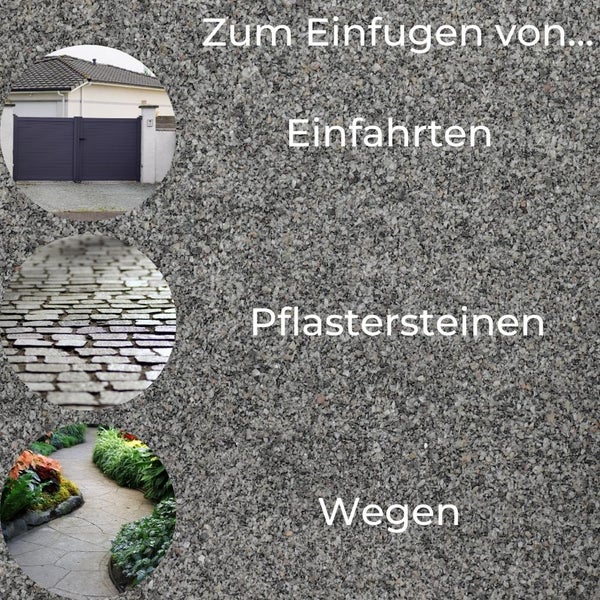 Fugensand Grau 25 kg 0,1 - 2,0 mm Quarzsand Fugensand Granitsand Splitt Pflastersand Fugen Sand Pflasterstein Granit Einkehrsand
