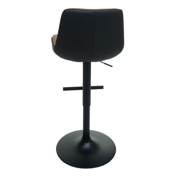Barhocker mit Fußstütze und höhenverstellbarer Sitzfläche