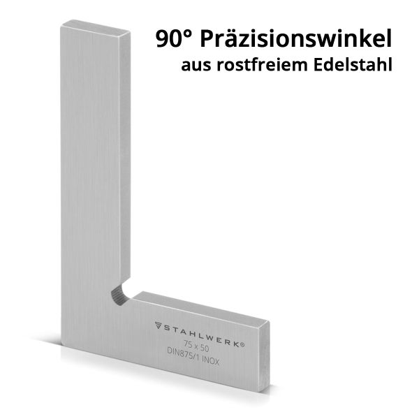 90 Grad Präzisionswinkel aus rostfreiem Edelstahl