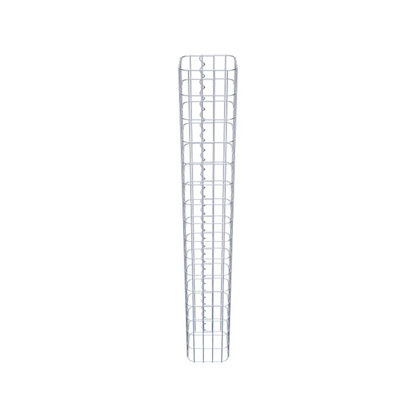 Gabionensäule 22 x 22 cm, MW 5 x 10 cm eckig - Höhe: 1,60 m