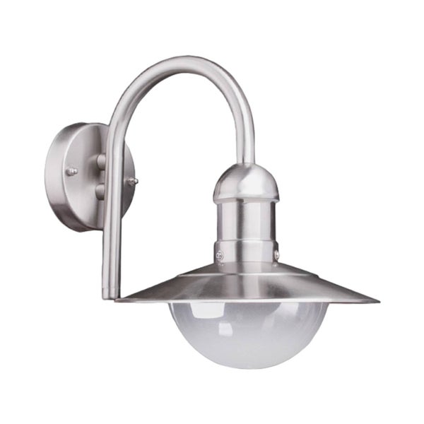 Lindby Damion (spritzwassergeschützt (Modern) in Alu aus Edelstahl (1 flammig, E27)