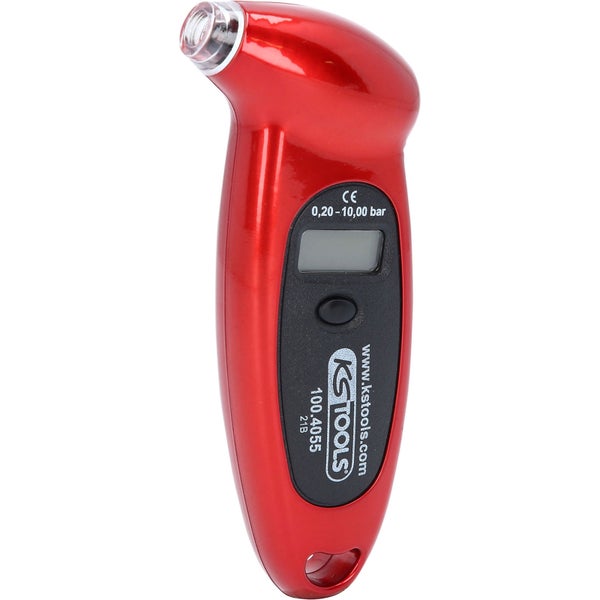 KS TOOLS Digitaler Reifendruckmesser 0,20 - 10 bar - 100.4055