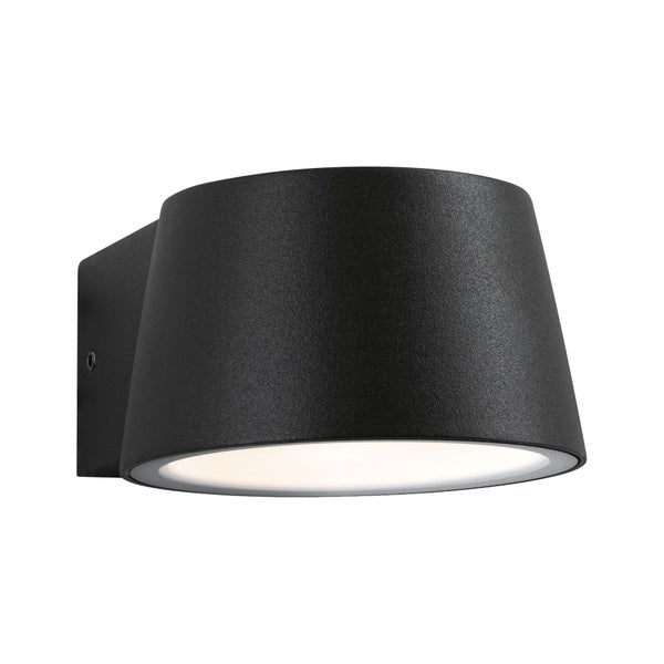 LED Außenwandleuchte Capea IP44 96x128mm 3000K 6W 500lm 230V 98° Anthrazit Aluminium