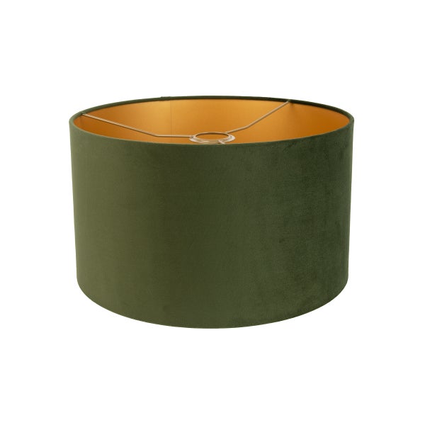 Grüner Lampenschirm aus Samt