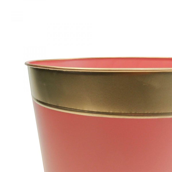 Blumentopf aus Metall