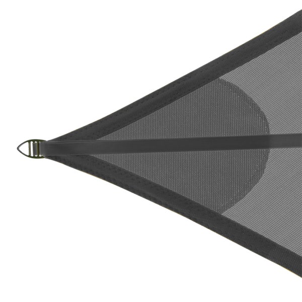 Sonnensegel Luftduchlässig Graphite Rechteck 400x600 Cm - Maanta® Ez Breez