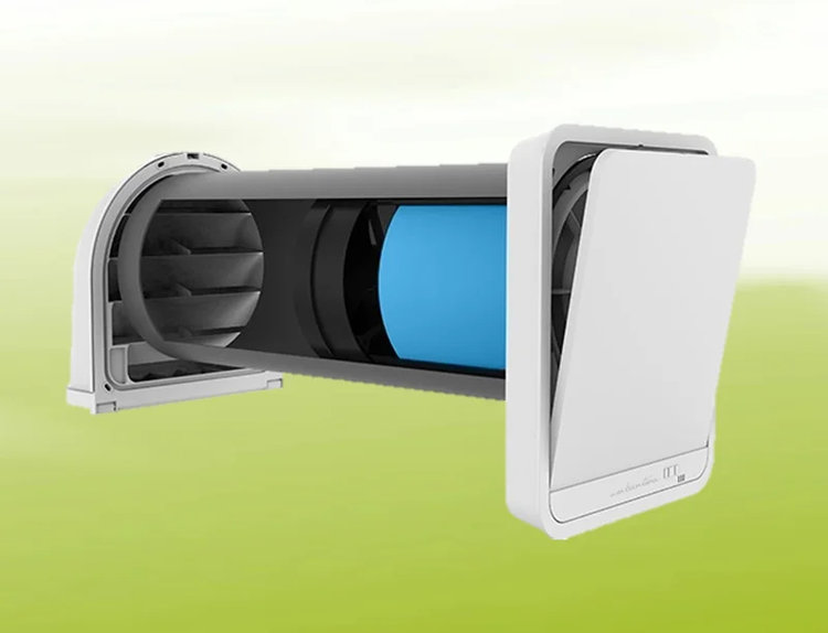 Einzelraumlüfter mit Wärmerückgewinnung zur Wandmontage