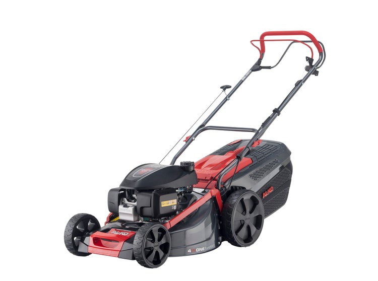 AL-KO Benzin-Rasenmäher mit Honda Motor und 4 in 1 Funktion für den Garten