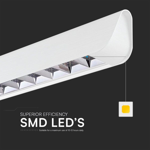 V-TAC VT-7-36-W - Linearleuchten - 3 IN 1 Linearleuchte - Samsung - IP20 - Weiß - 36 Watt - 2880