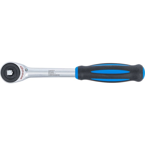 Knarre mit blau-schwarzem Griff