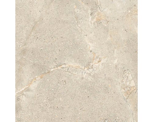 Quadratische Feinsteinzeugfliese mit Natursteinoptik und feiner Maserung für Boden und Wand im Innen und Außenbereich