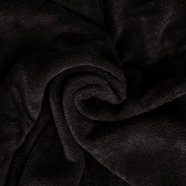 2er Set Kuscheldecke mit Ärmeln tectake  inklusive Tasche auf der Vorderseite 170 x 200 cm schwarz