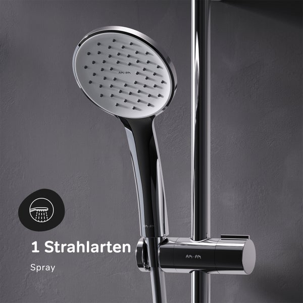 Handbrause mit einer Strahlart und Brausestange