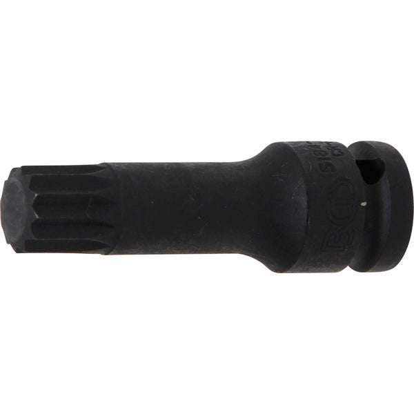 BGS Kraft-Bit-Einsatz Länge 78 mm Antrieb Innenvierkant 12,5 mm (1/2) Innenvielzahn (für XZN) M18 - 5184-M18