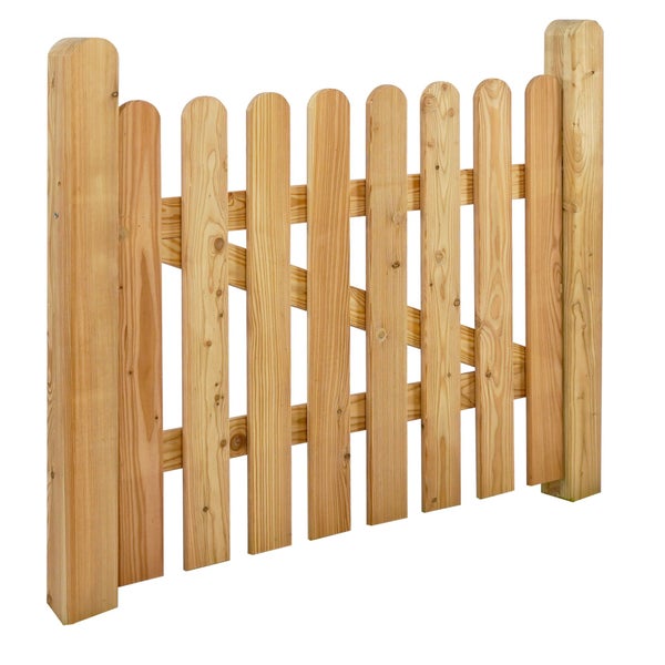 Holzzaun für den Garten