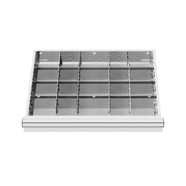 WS24 Schubladeneinteilung Metalleinteilung BLH 200-300 mm Innenmaß 600 x 450 mm - WS24-100254