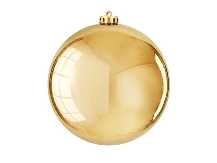 Weihnachtskugel mit glänzender Oberfläche für den Weihnachtsbaum