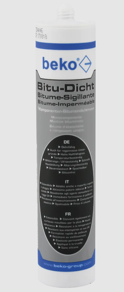 Beko Bitumendichtmasse Bitu-Dicht 1-K 310 ml schwarz - 1 Tube