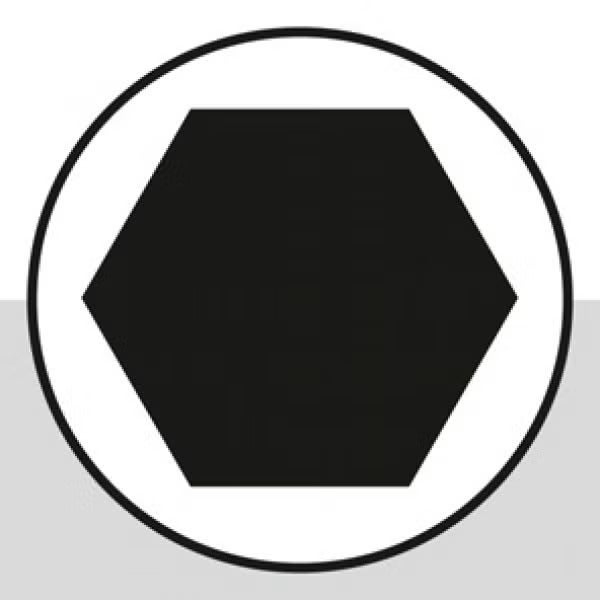 Symbol für einen Innensechskant Antrieb