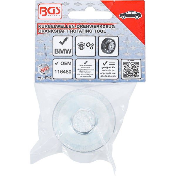 BGS Kurbelwellen-Drehwerkzeug für BMW M52 / M54 / M56 - 8742