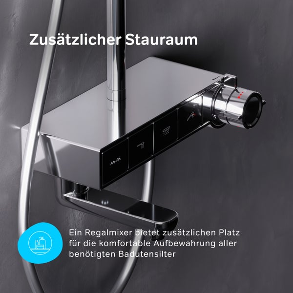 AM.PM Duschsäule inkl. Thermostat F07XB300 X-Joy