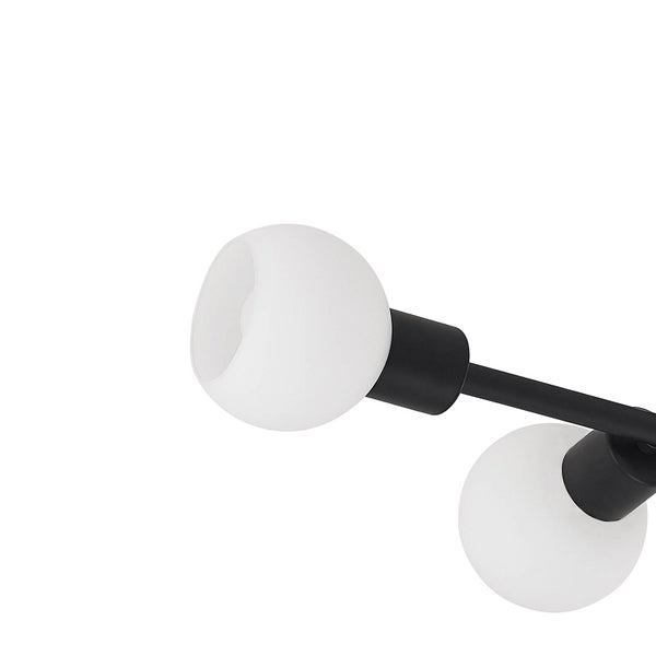 Lindby Deckenlampe Biscala (Modern) in Schwarz aus Metall (5 flammig, E14) - Deckenleuchte Lampe Wohnzimmerleuchte