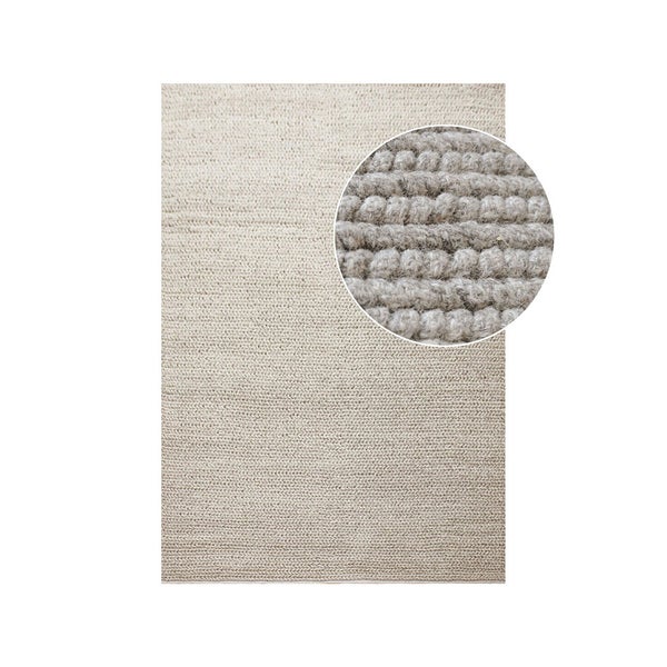 Mandi Teppich handgewebt 160x230cm natur. 160 X 230 X 1 cm