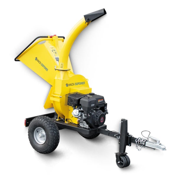 BAMATO HACK-150POWER Holzhäcksler mit E-Start – Leistungsstarker Holzzerkleinerer für Garten und Landschaftsbau