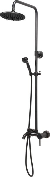 Duschsäule, Duschpaneele Retro Black 2
