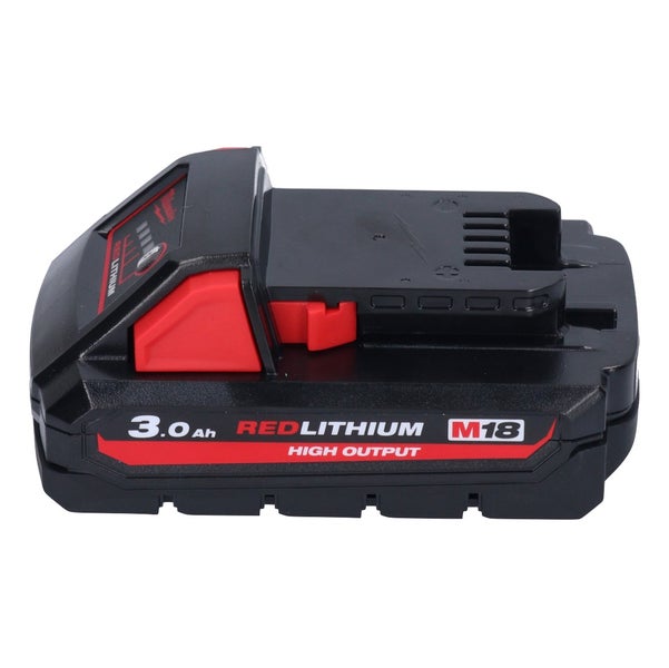 Milwaukee Akku M18 Redlithium High Output mit 3,0 Amperestunden für Elektrowerkzeuge.