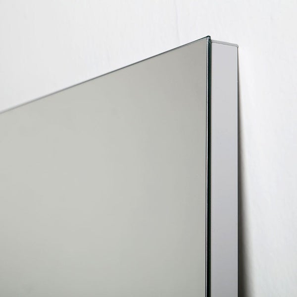 Einfacher Badezimmerspiegel mit grauem ABS-Rahmen 70x60