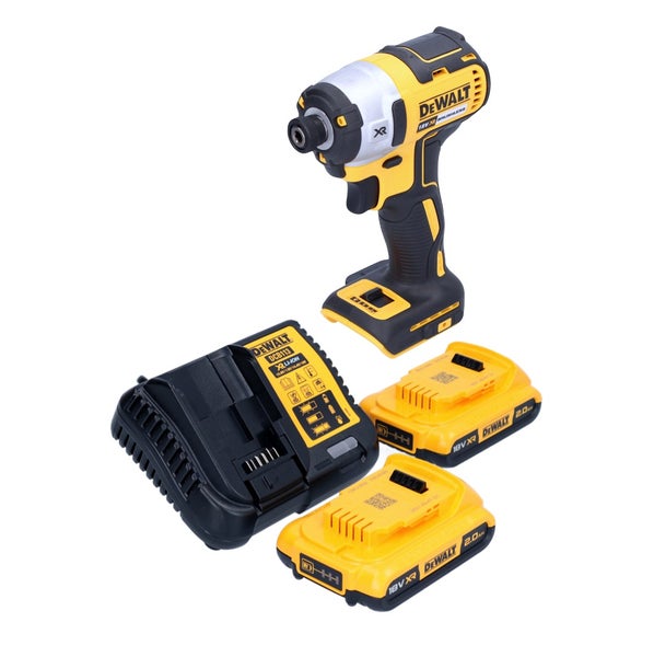 DeWalt Akku-Schlagschrauber bürstenlos 18 Volt mit zwei Akkus und Ladegerät.