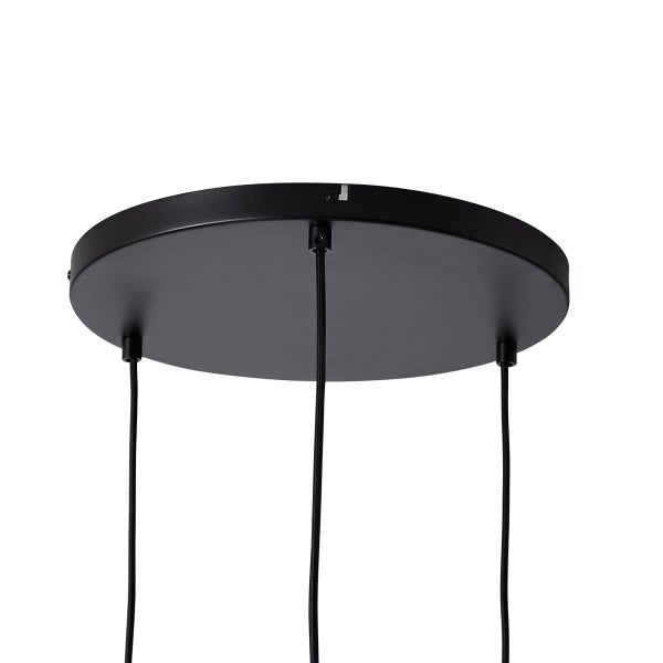 Deckenbefestigung einer Pendelleuchte mit Kabelaufhängung