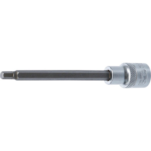 BGS Bit-Einsatz Länge 140 mm Antrieb Innenvierkant 12,5 mm (1/2) Innensechskant 6 mm - 4271