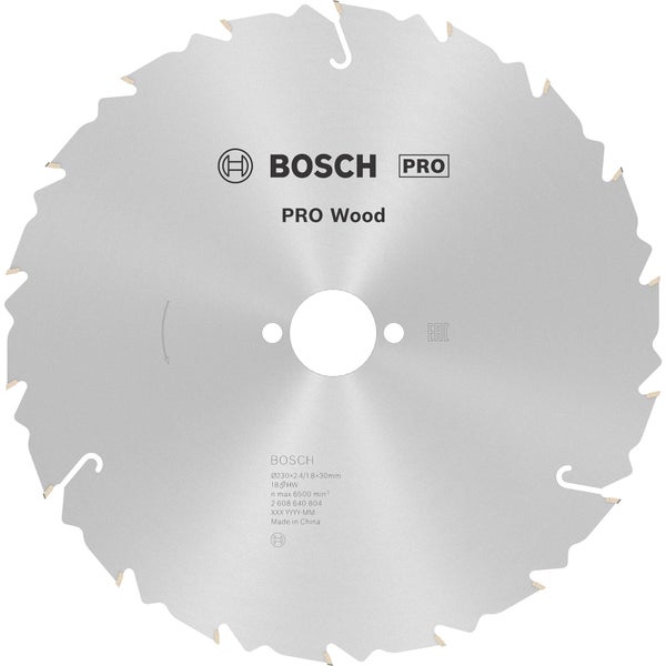 Bosch Pro Holzsägeblatt, 230 x 2,4/1,8 x 30 Millimeter