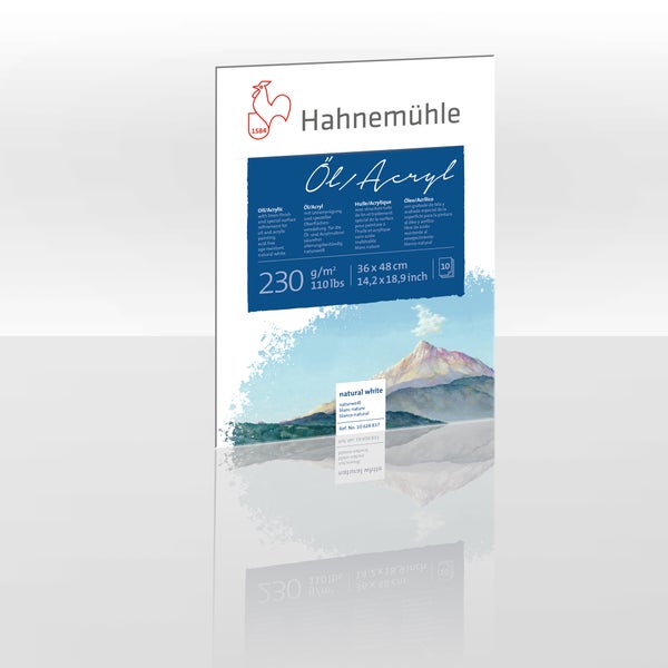 Hahnemühle Papier Öl Acryl 230, 36 x 48 cm, 230 g/m²