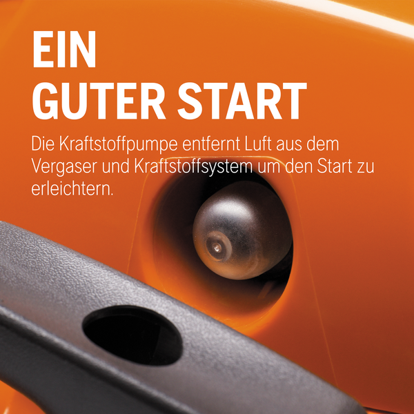 Kraftstoffpumpe zur Entfernung von Luft aus dem Vergaser und Kraftstoffsystem