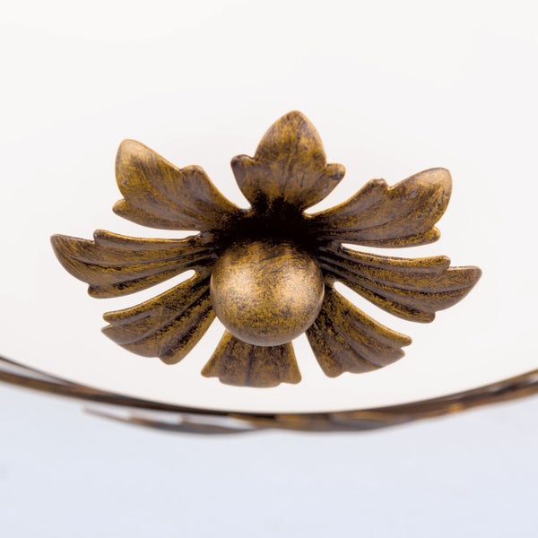 Deckenleuchte mit Blumendekor Antik 40cm