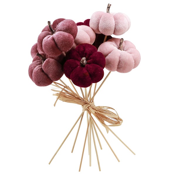 Dekoratives Kürbis-Bündel für Herbstdekoration