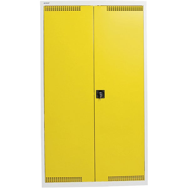 Stumpf Umweltschrank BP-5 lichtgrau / signalgelb + 7 Auffangwannen + 3 Schubladen 100 mm - 7599062