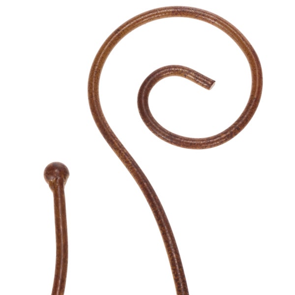 Dekorative Metallverzierung mit Spiralmuster